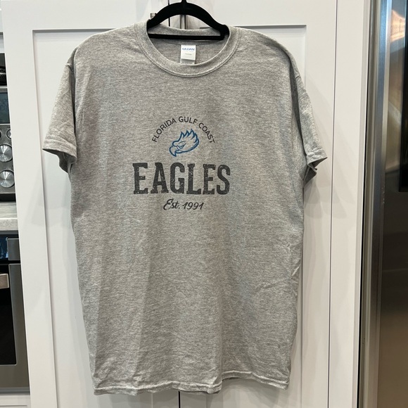 FGCU Eagles Gray Heathered Short Sleeve TShirt - Picture 1 of 5